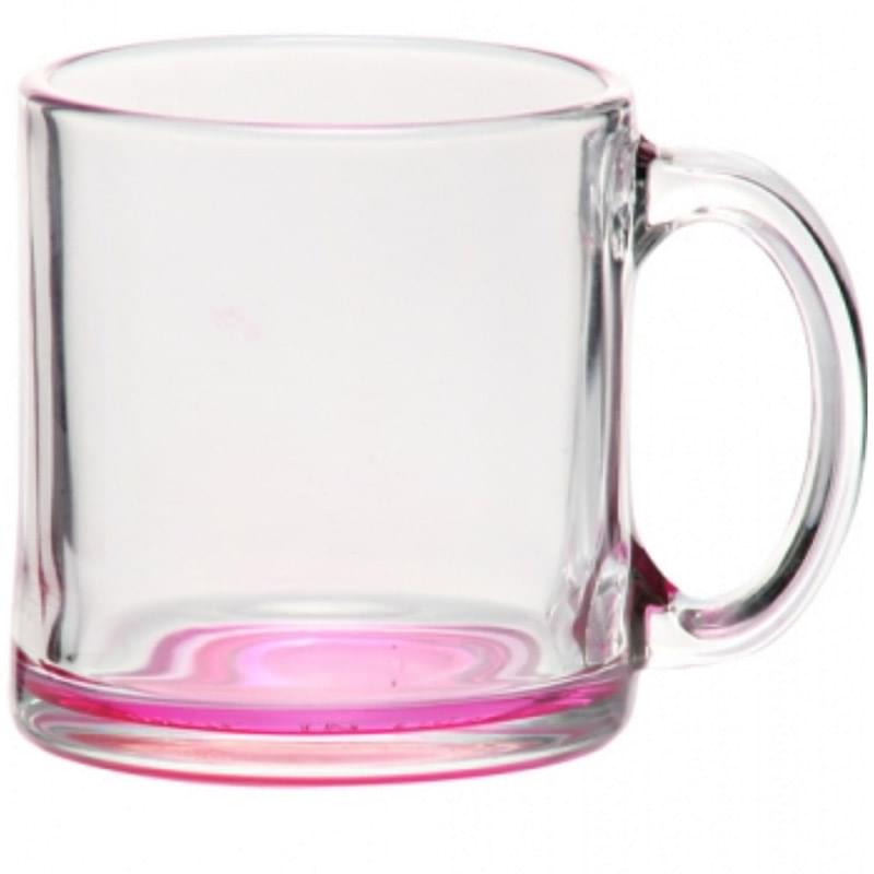 13 oz. Clear Glass Coffee Mugs w/ Custom Imprint Tea Cups