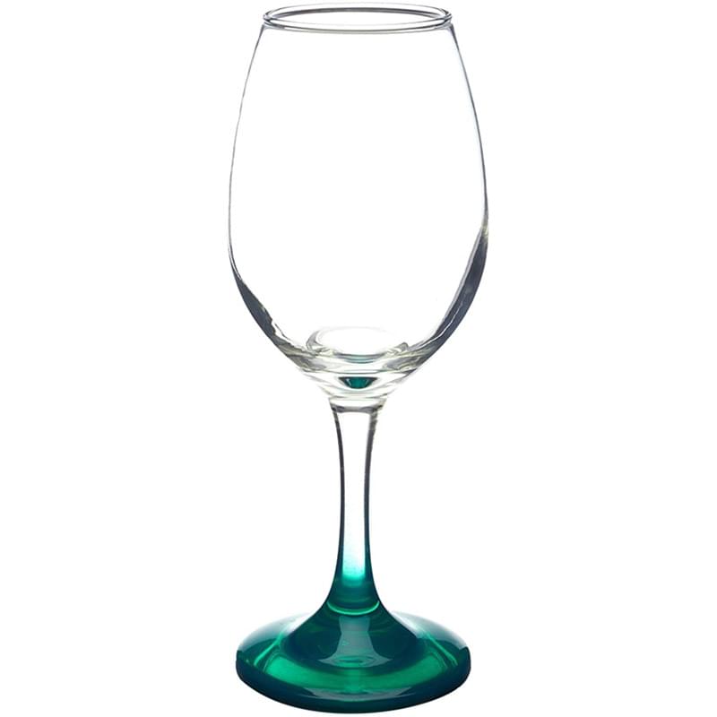 10 oz. Rioja White Colored Glasses W/ Custom Logo