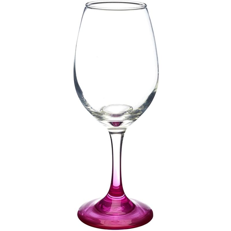 10 oz. Rioja White Colored Glasses W/ Custom Logo