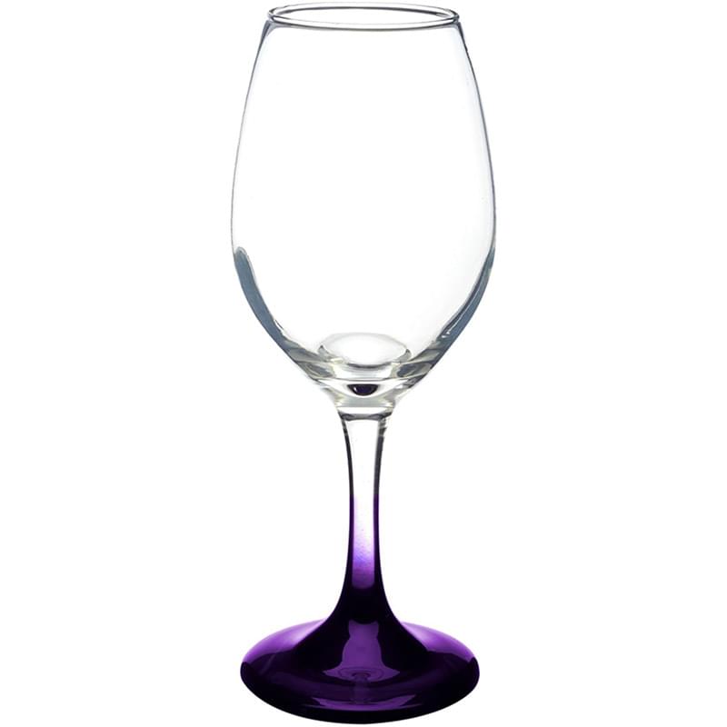 10 oz. Rioja White Colored Glasses W/ Custom Logo
