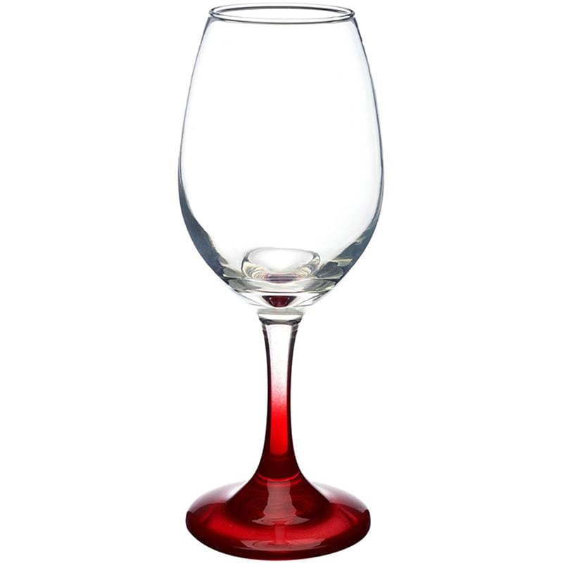 10 oz. Rioja White Colored Glasses W/ Custom Logo