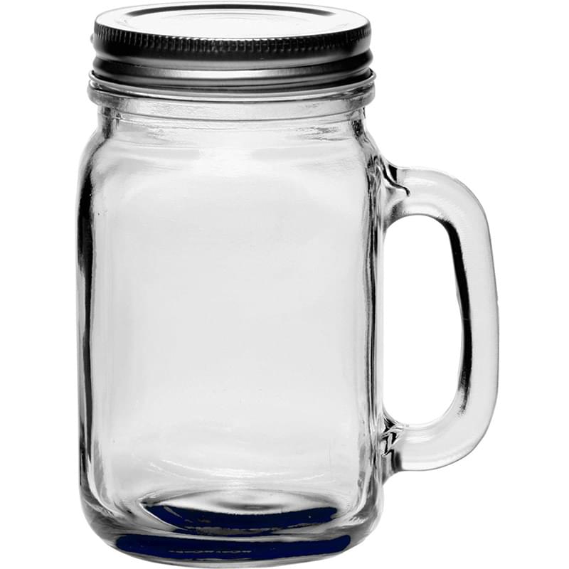 16 oz. Traditional Mason Jars w/ Lids & Glass Coffee Mugs