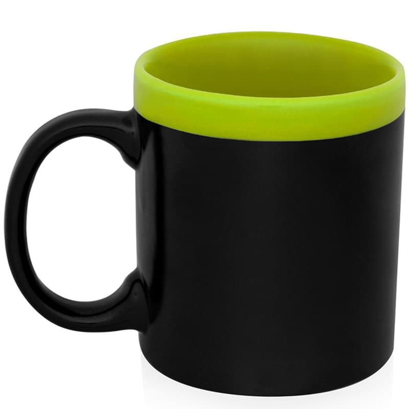 11 oz. Glam Two Tone Matte Cearamic Coffee Mugs