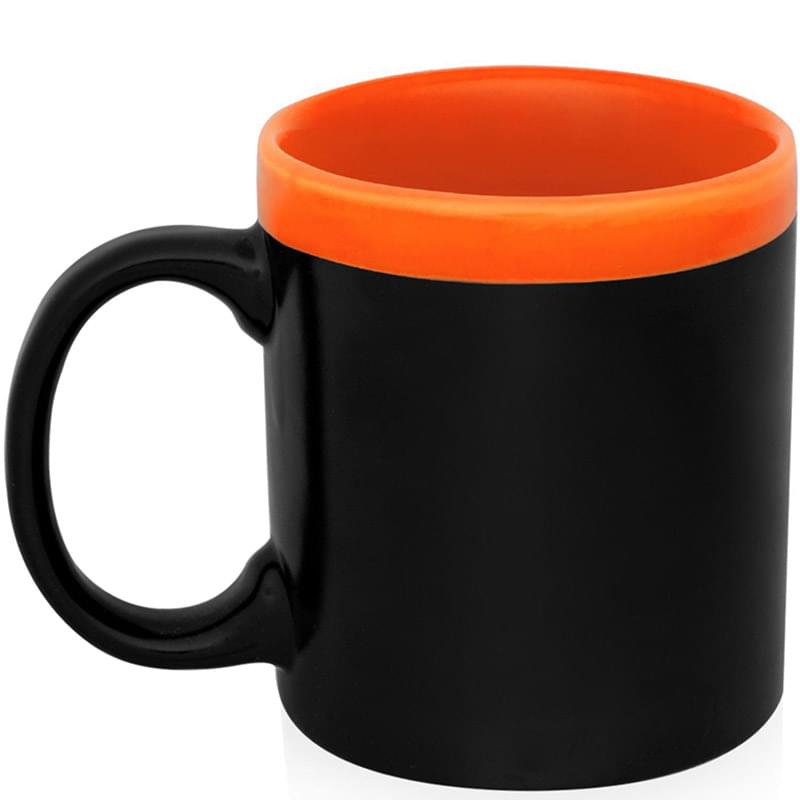 11 oz. Glam Two Tone Matte Cearamic Coffee Mugs