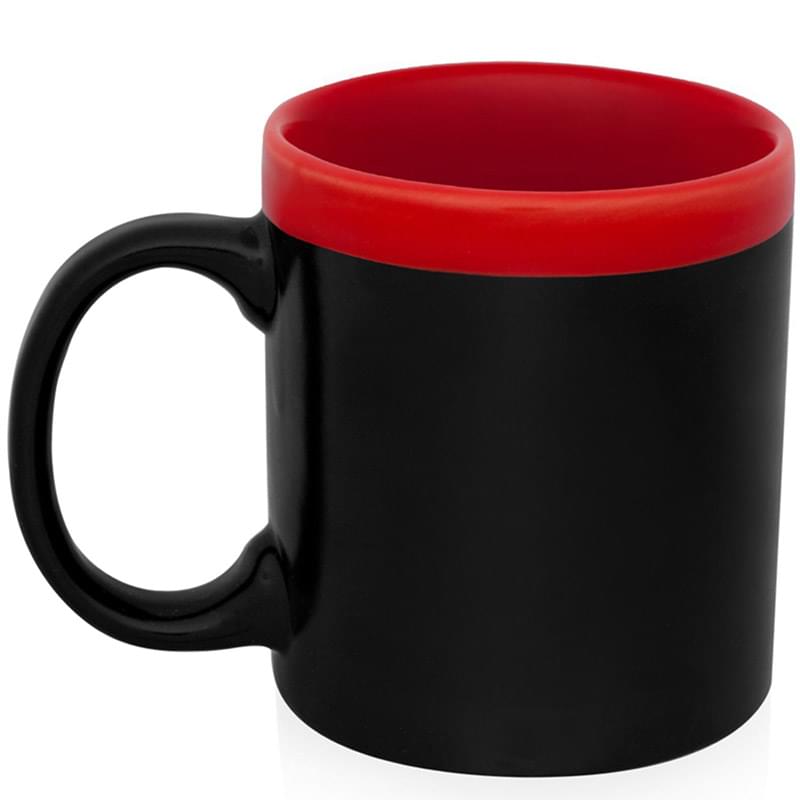 11 oz. Glam Two Tone Matte Cearamic Coffee Mugs