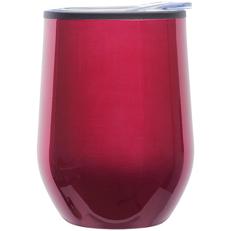 12 oz. Shelby Stemless Glasses W/ Convenient Lid