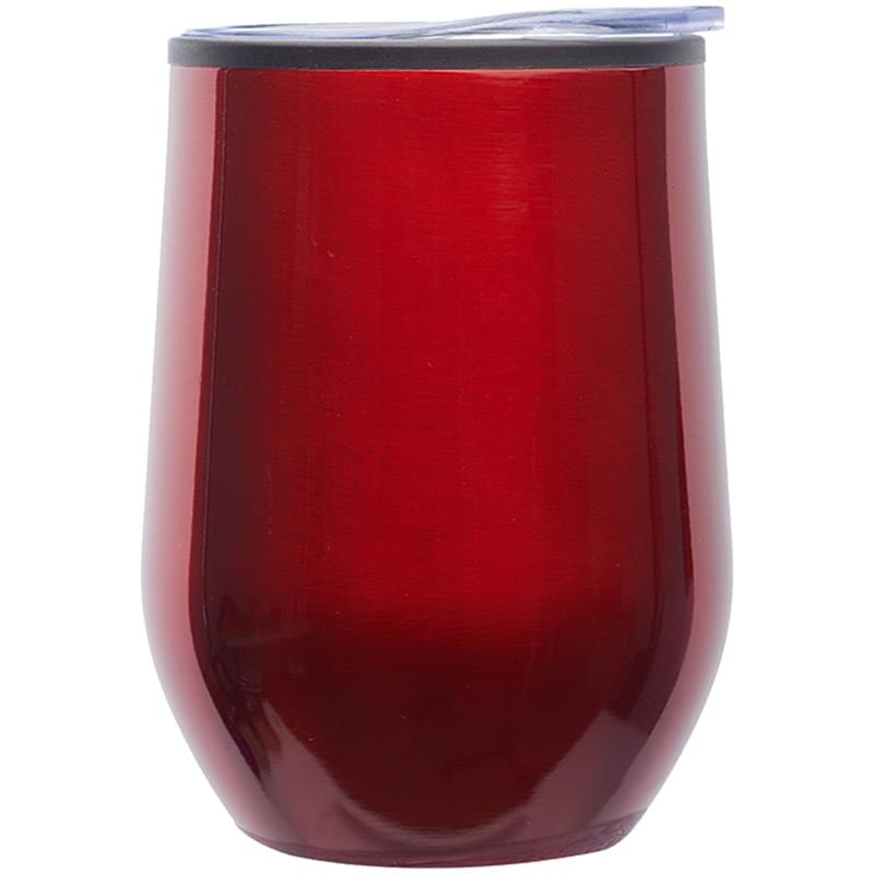 12 oz. Shelby Stemless Glasses W/ Convenient Lid
