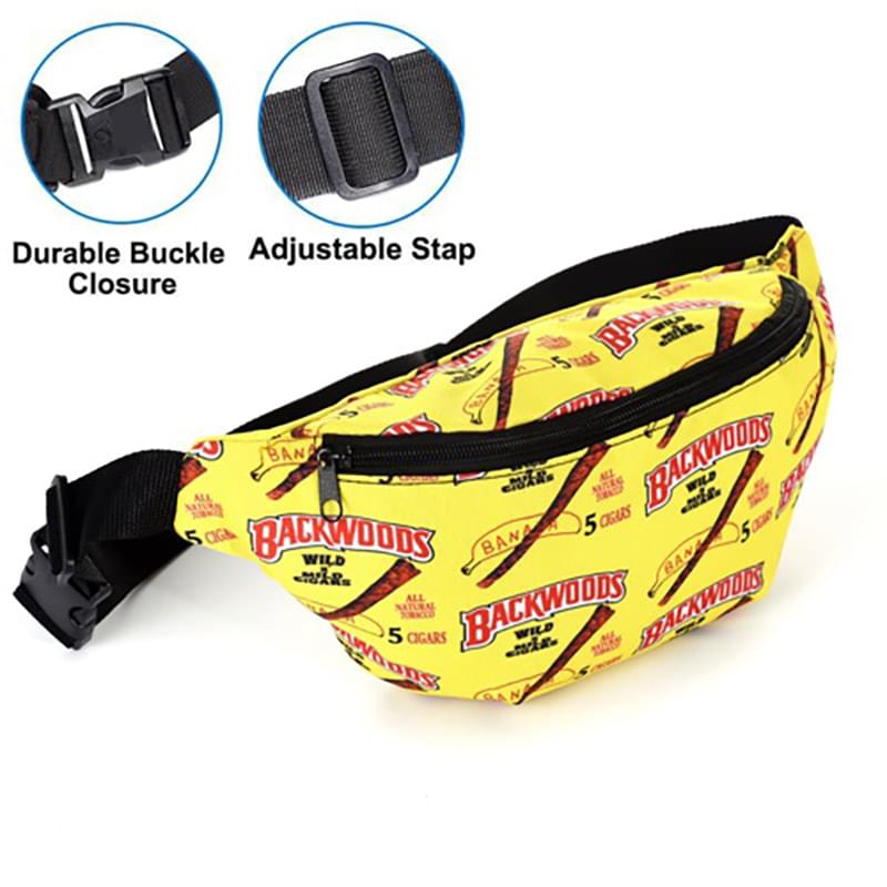 Rock'it 3-Day Fanny Pack Sublimation Full Color Waist Running Sports Bag