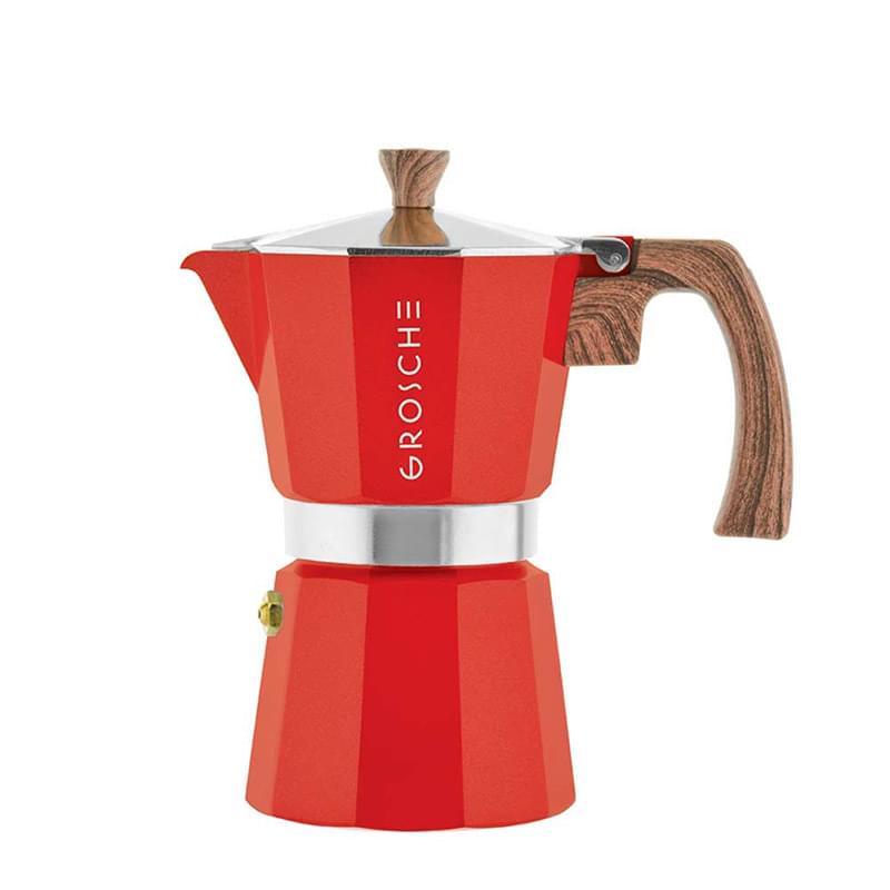 GROSCHE® MILANO 6 Cup Stovetop Moka Pot Espresso Coffee Maker