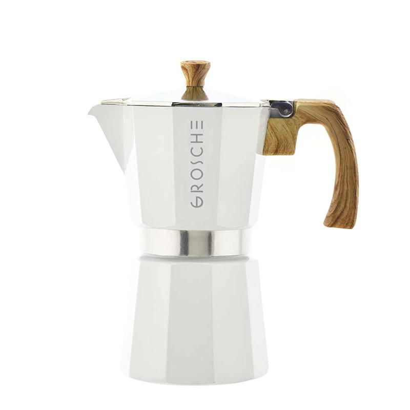 GROSCHE® MILANO 6 Cup Stovetop Moka Pot Espresso Coffee Maker