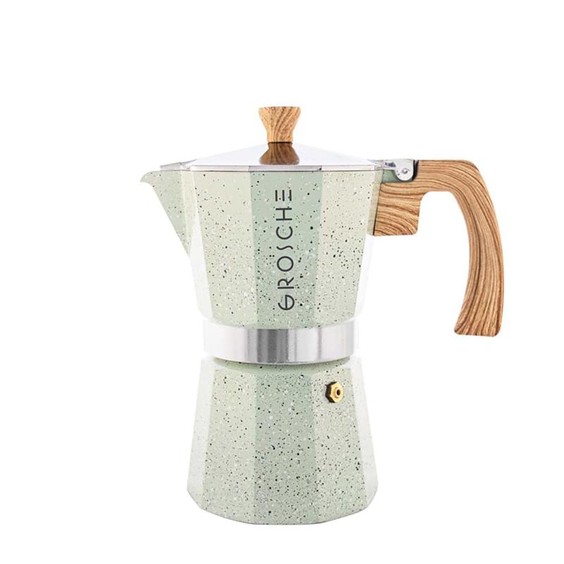 GROSCHE® MILANO Stone 6 Cup Stovetop Moka Pot Espresso Coffee Maker