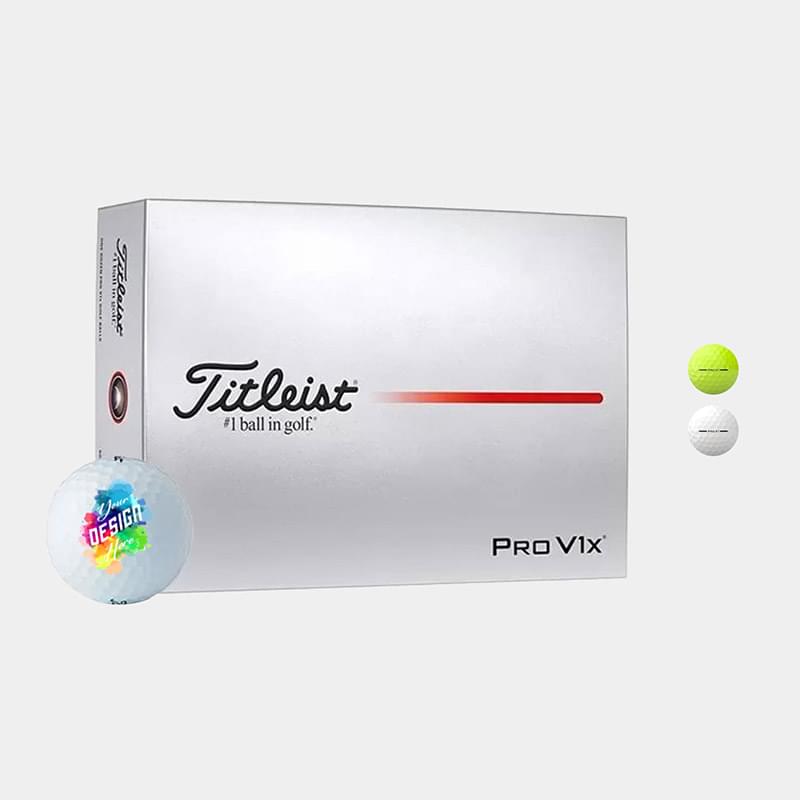 Titleist Pro V1x Golf Balls with Custom Imprints