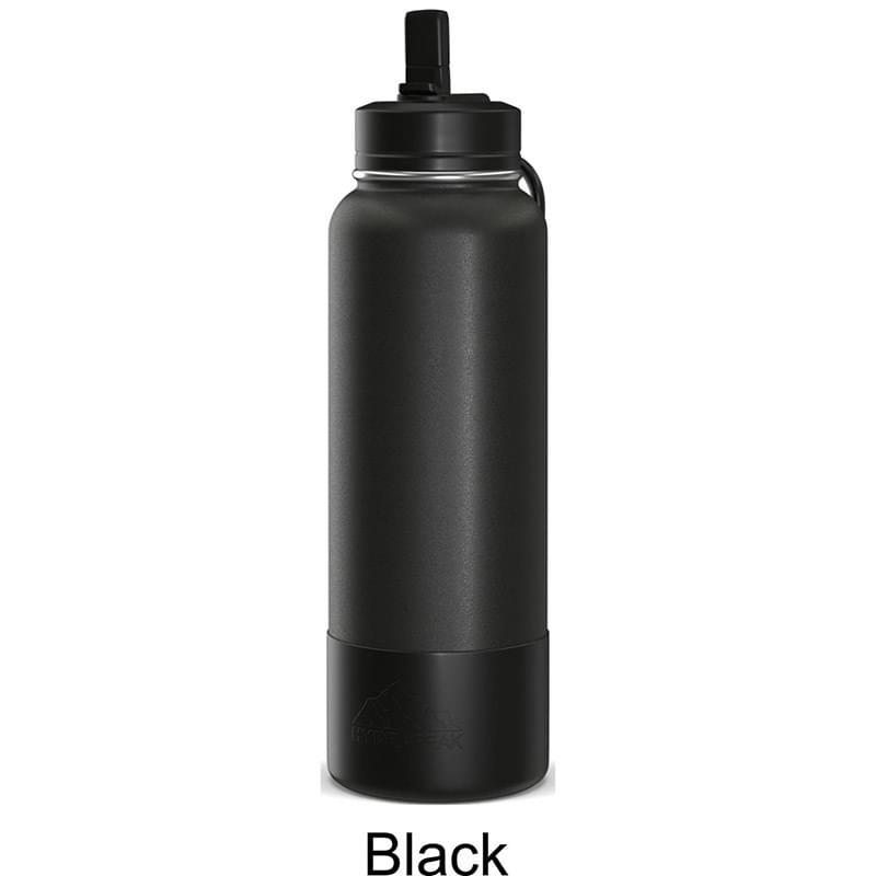 40 oz Hydrapeak® Stainless Steel Insulated Sport Straw Water Bottle