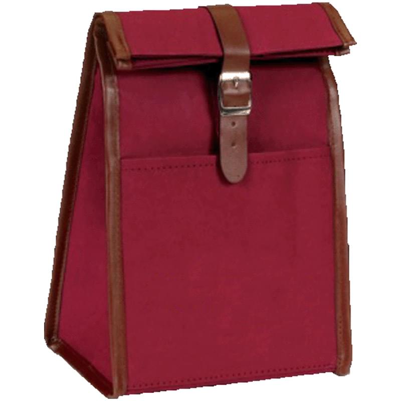 Roller Top Eco-Insulated Tear Resistant 4 Pack Cooler Lunch Bag w/ Front Pocket (7.5" x 9.5" x 5.6")