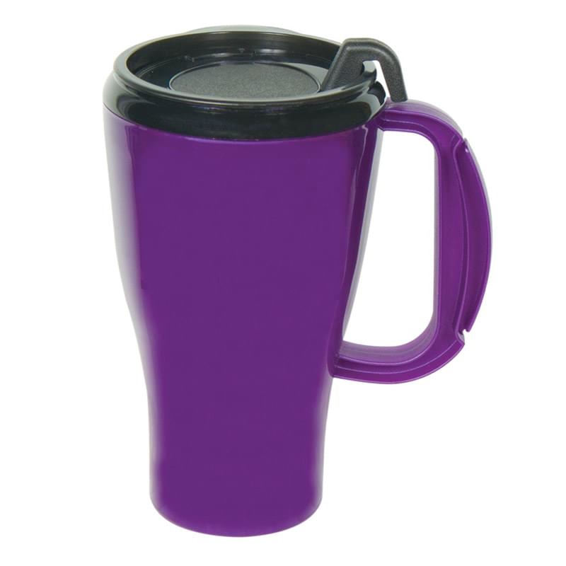 16 oz. Double Wall Insulated Mug with Slider Lid