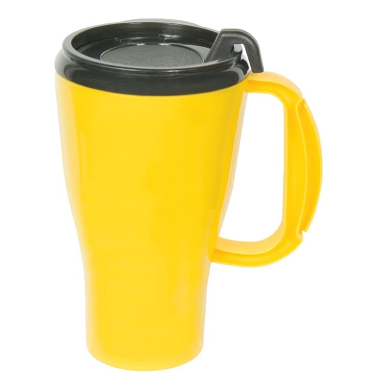 16 oz. Double Wall Insulated Mug with Slider Lid