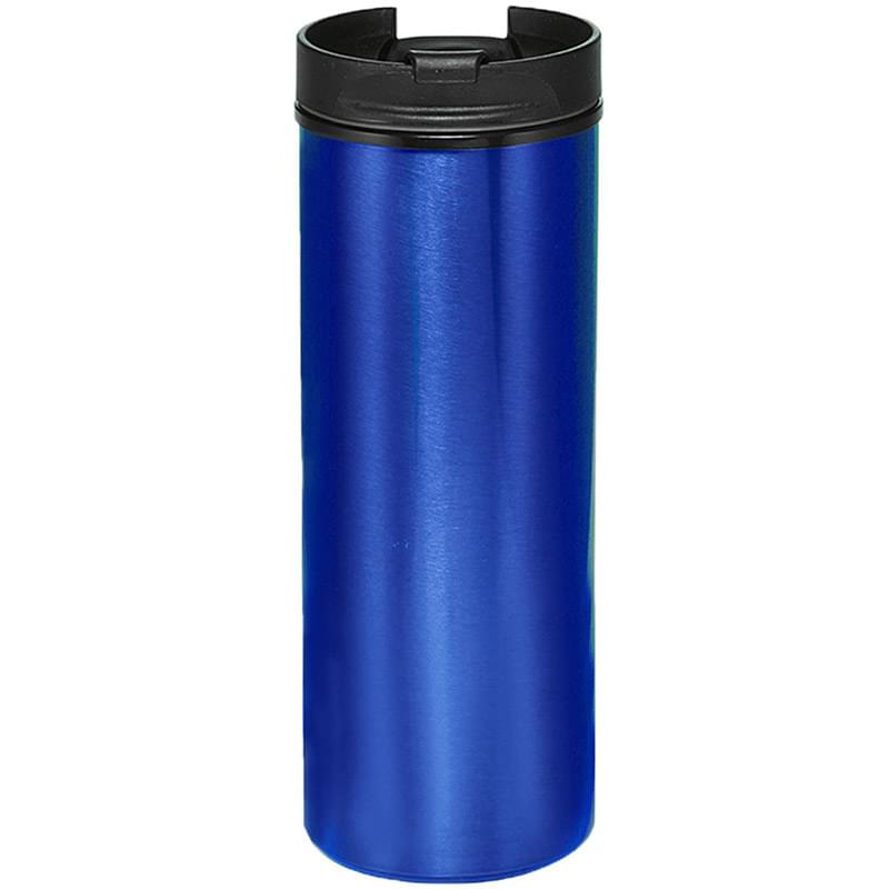 16 Oz Aluminum Travel Tumbler w/ Custom Logo & Flip-top Lid