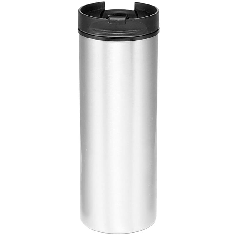 16 Oz Aluminum Travel Tumbler w/ Custom Logo & Flip-top Lid