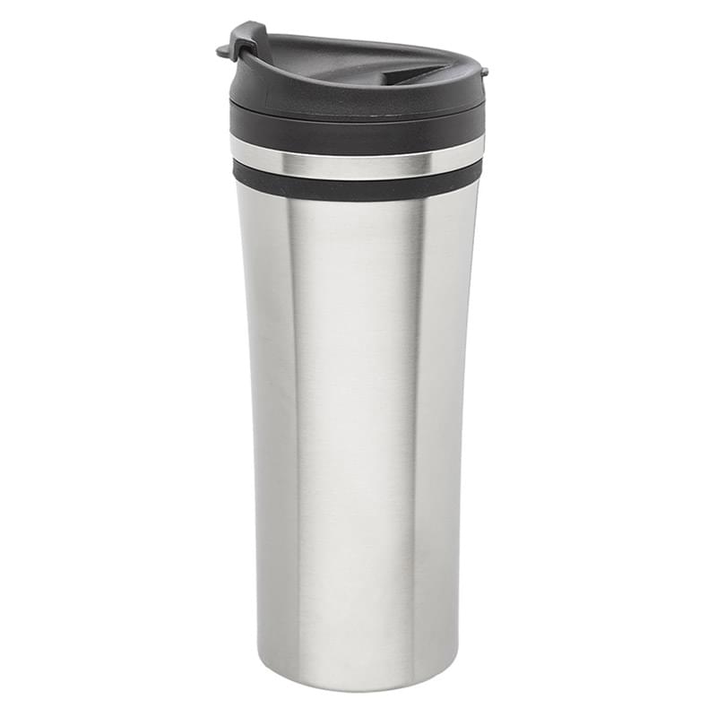 15 oz Insulated Stainless Steel Travel Mugs w/ Flip Lid Top
