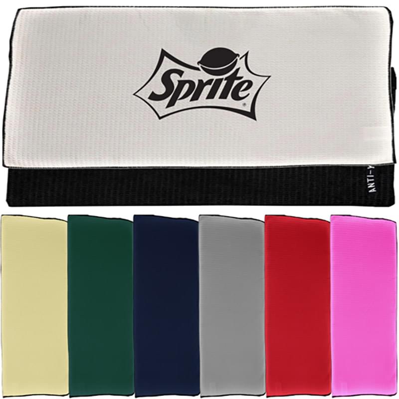 17" x 40" Polyester Waffle Weave Golf Towel
