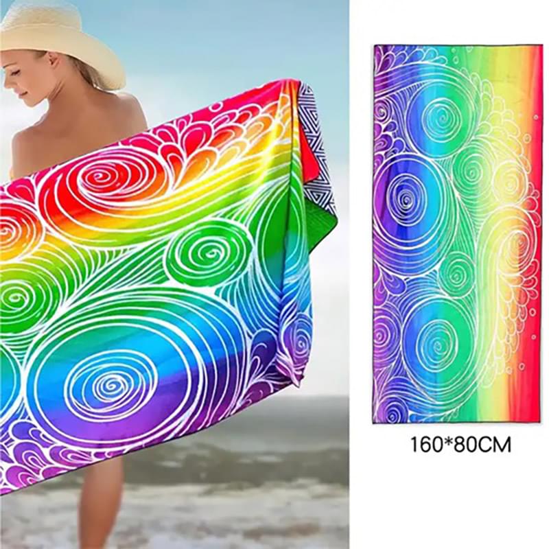 35? X 60? Sublimated Silk Touch Velour Beach Towel