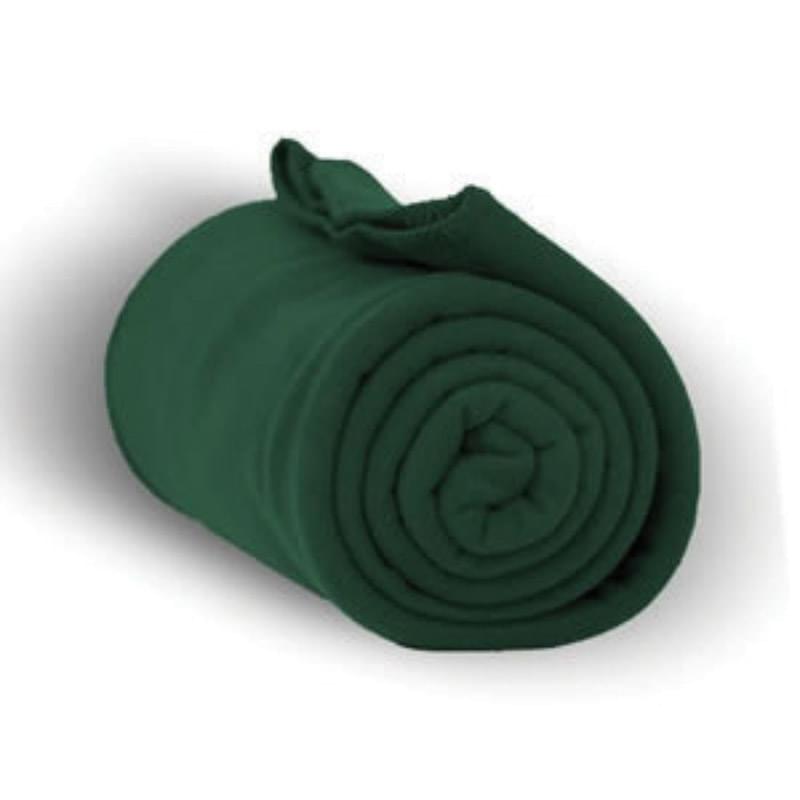 260 GSM Polar Fleece Throw Blanket with Matching Whipstitch Trim 50"x 60"