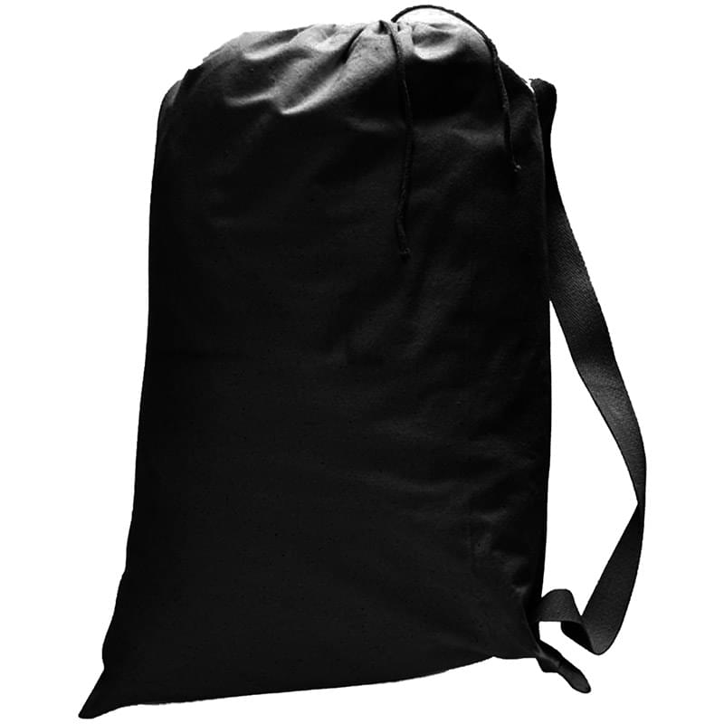 Small Cotton Canvas Drawstring Heavy Duty Bag USA Decorated (18" x 24")