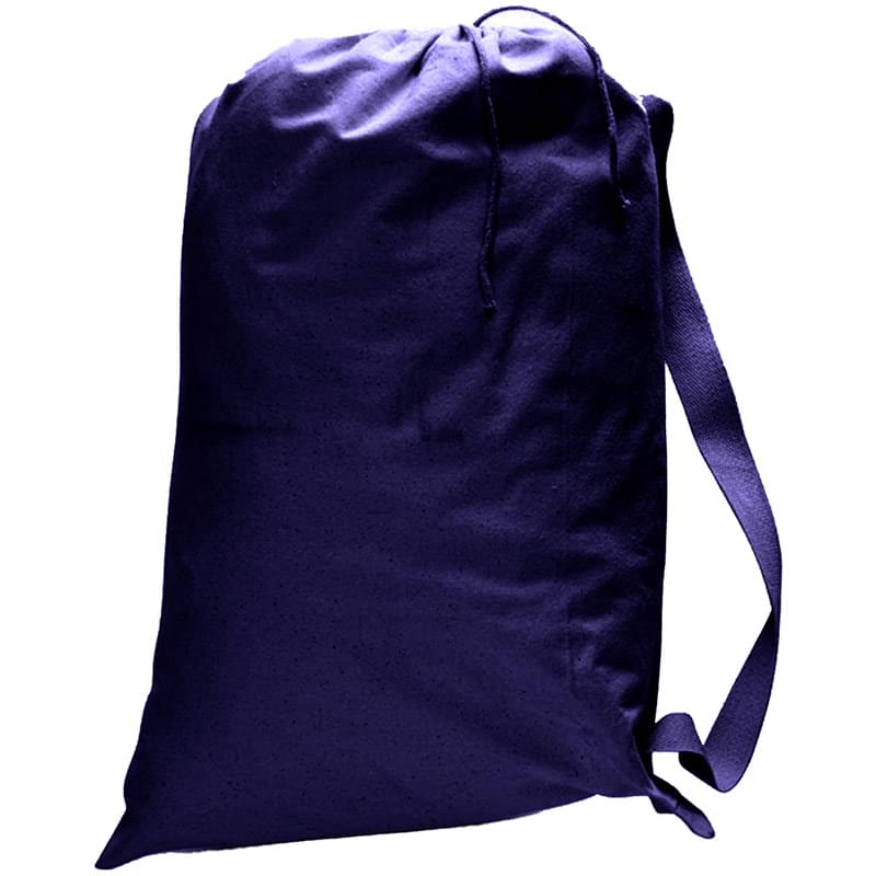 Small Cotton Canvas Drawstring Heavy Duty Bag USA Decorated (18" x 24")