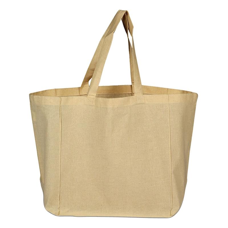 100% Cotton canvas Sheet Grocery Bag USA Decorated (12" x 13")