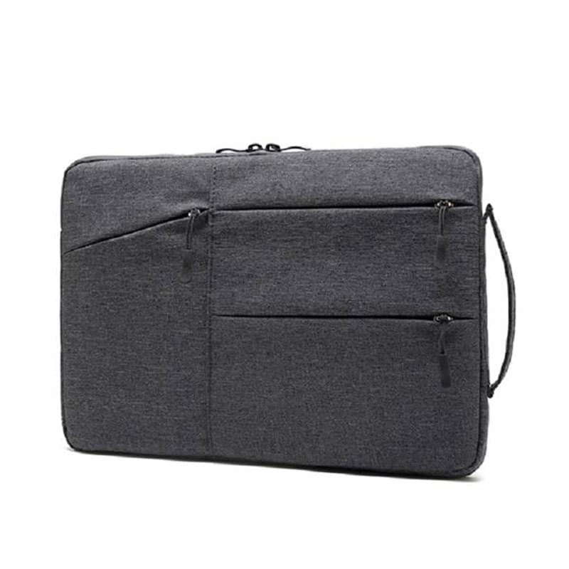 Polyester Laptop Sleeve w/ Four Compartments & Side Handle
