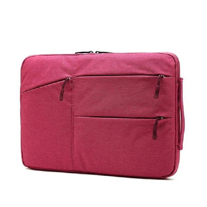 Polyester Laptop Sleeve w/ Four Compartments & Side Handle