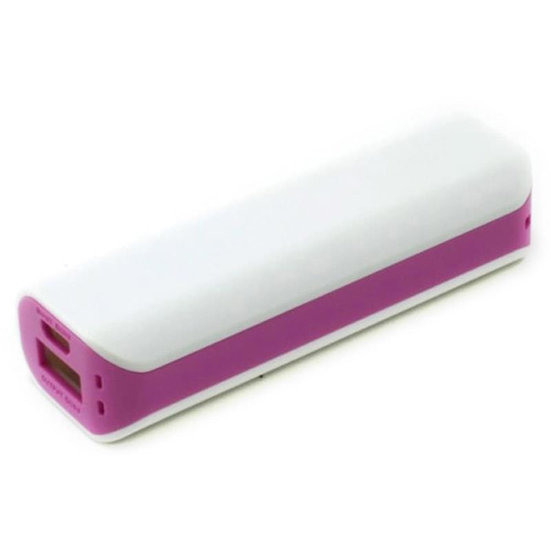 2200 mAh white and pastel power bank