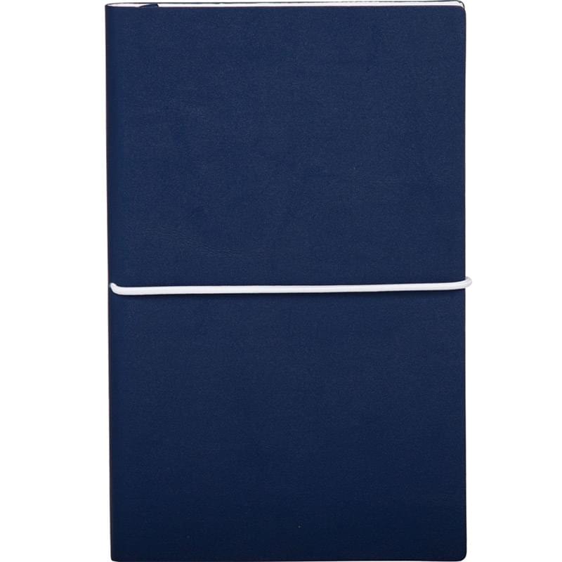 Softcover Notebook w/ Custom Imprint & Elastic Closing Band