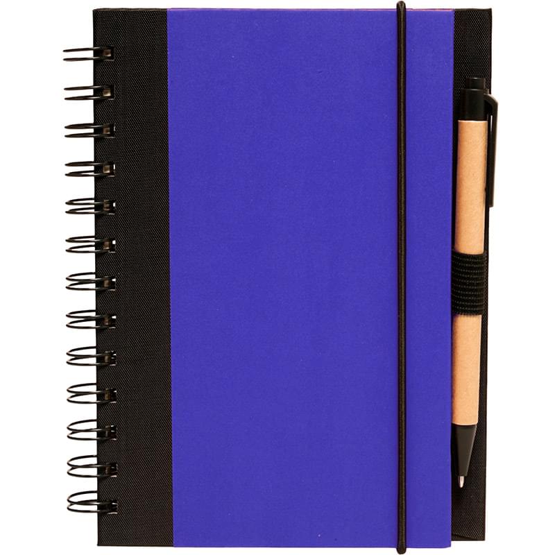 5 x 7 in Eco Friendly Spiral Notebook with Pen