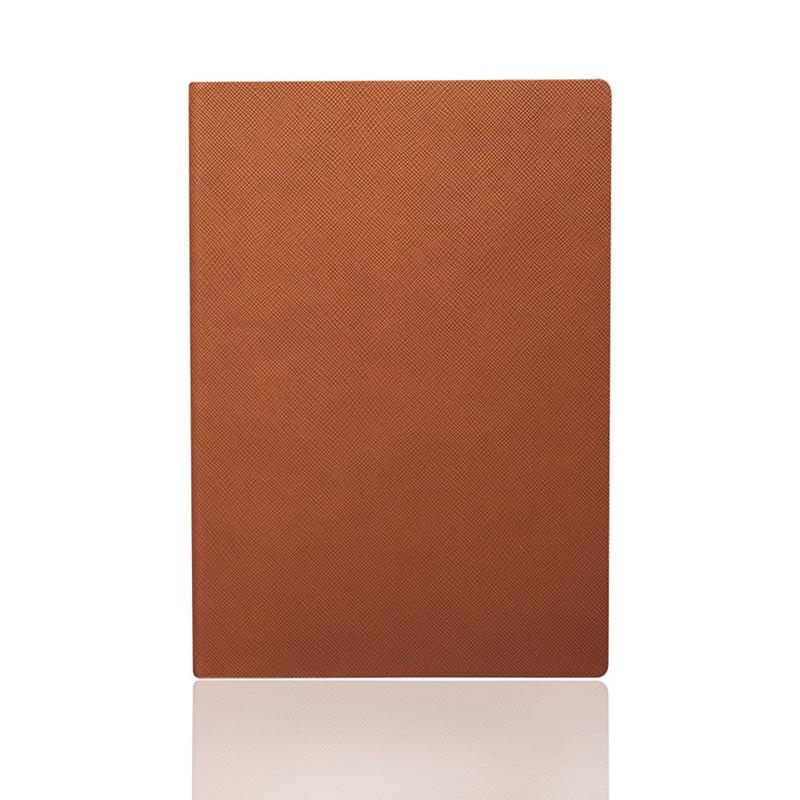 Softcover Notebook w/ Custom Imprint & Woven Fabric Bookmark