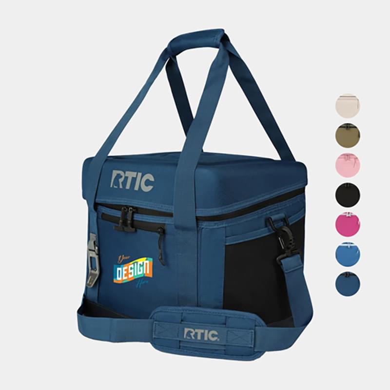 28-Can RTIC® Soft Pack Insulated Cooler Bag w/ Bottle Opener (13" x 12")