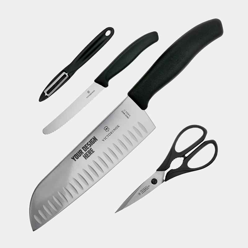 Victorinox® - Swiss Army German Made 4-Piece Kitchen Knife Set