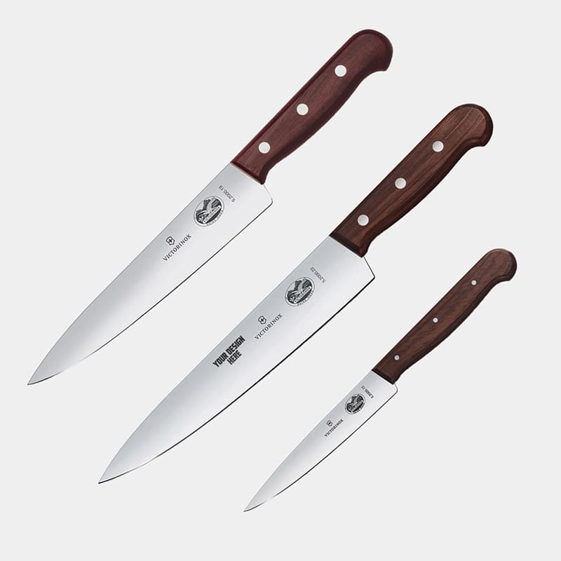 Victorinox® - Swiss Army German Made 3-Piece Wood Kitchen Knife Set