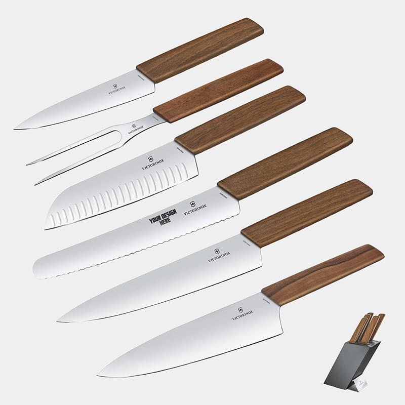 Victorinox® - Swiss Army German Made 6-Piece Block Knife Set