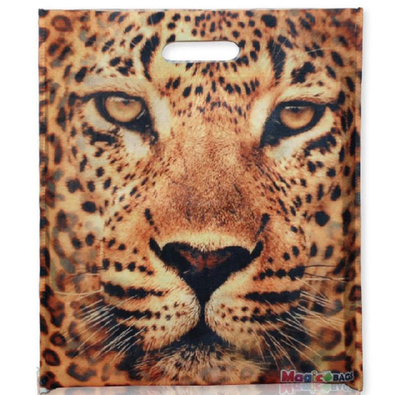 100 GSM Large Full Color Tote Shopping Bag with Die-Cut Handles (14" x 16")