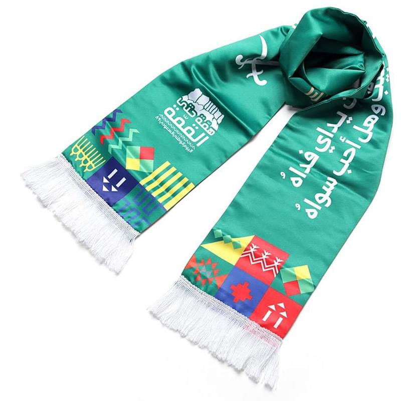 Premium Summer Sublimation Printing Scarf w/ Tassel