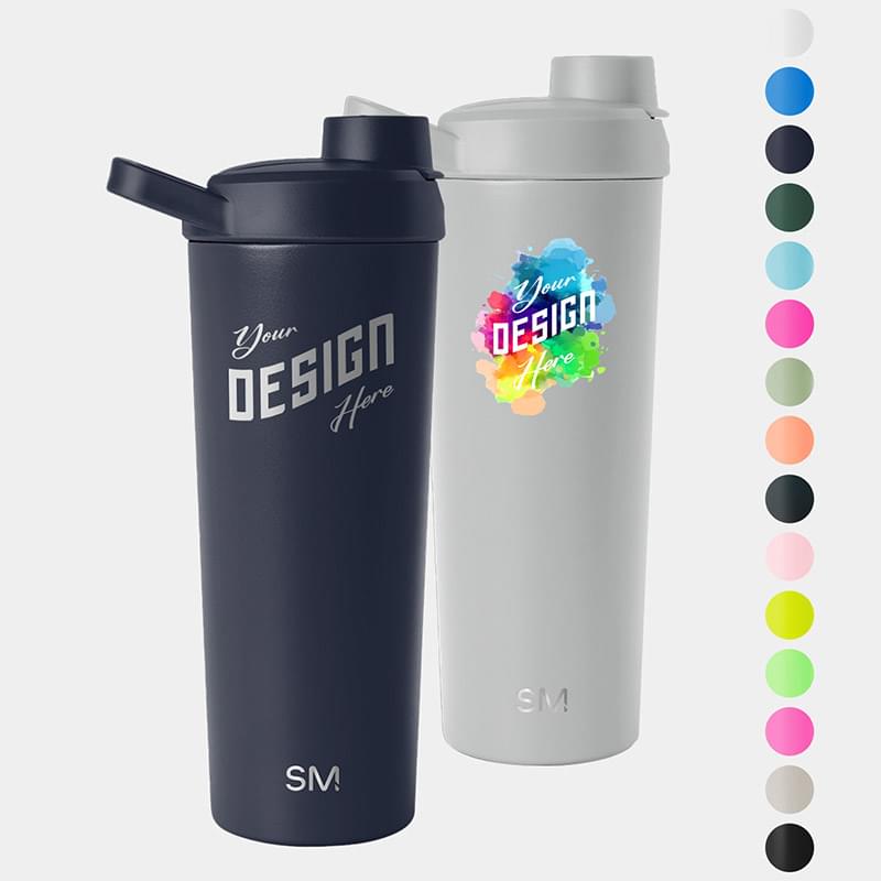 24 oz Simple Modern® Stainless Steel Insulated Rally Protein Shaker