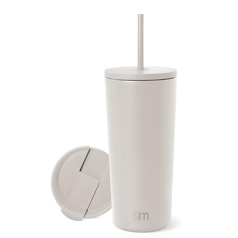 16 oz Simple Modern® Stainless Steel Insulated Classic Tumbler w/ Straw Lid