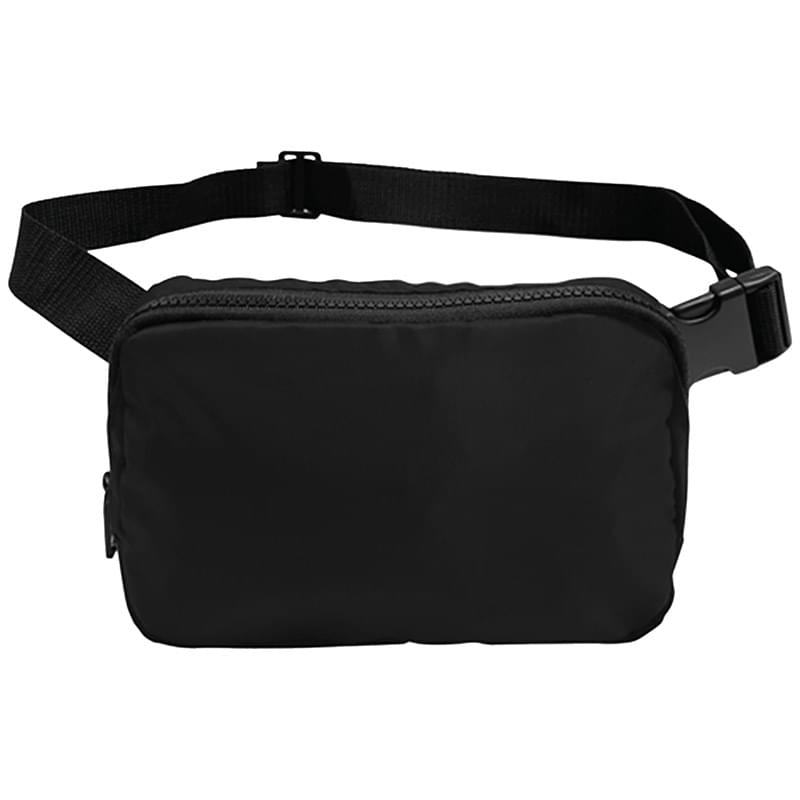 Crossbody Pouch For Travels w/ Adjustable Web Belt