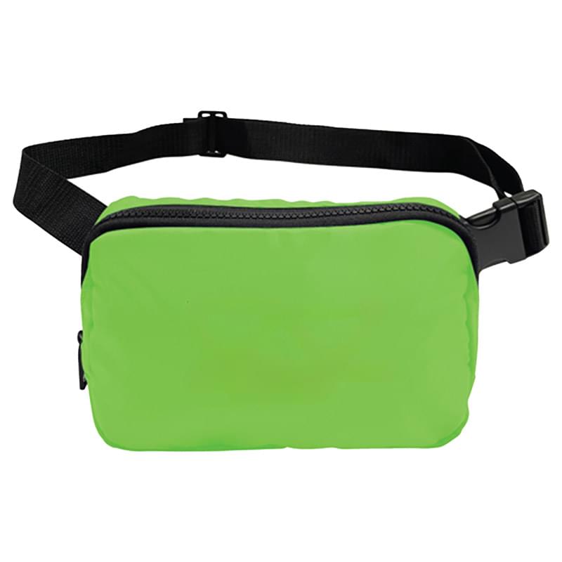Crossbody Pouch For Travels w/ Adjustable Web Belt