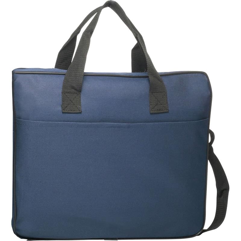 Polyester Laptop Bag w/Shoulder Strap & Zip