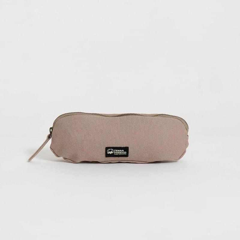 TERRA THREAD® - Organic Cotton Pencil Bag Sustainable GOTS & Fair Trade Certified