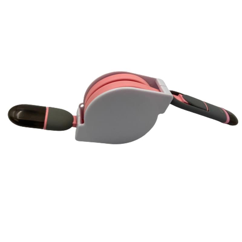 ASCOT Self-spooling USB charging cable for iPhone and Android