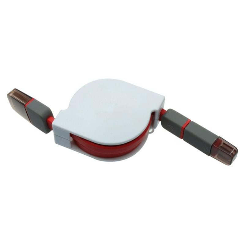 ASCOT Self-spooling USB charging cable for iPhone and Android