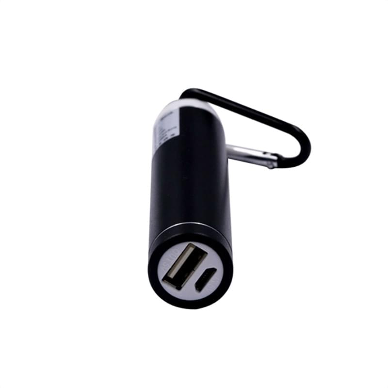 Cylindrical 2200 mAh Power Bank w/ Carabiner USA Powerbanks